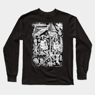 doodle cartoon ,life aspects Long Sleeve T-Shirt